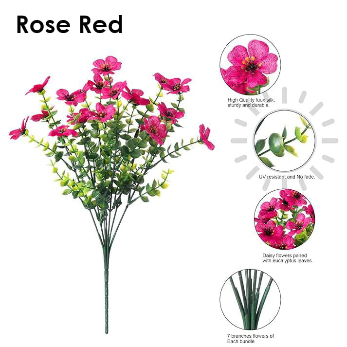 💖Summer Hot Sale 49%OFF🌺UV Resistant Colorful Artificial Flower