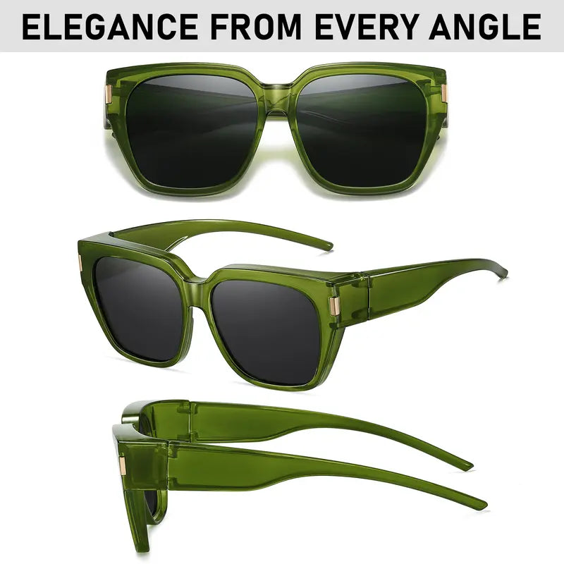 🎉LAST DAY - BUY 1 GET 1 FREE😎2026 New Polarized UV400 Protection Trendy Round Cat-eye Sunglasses 🕶️