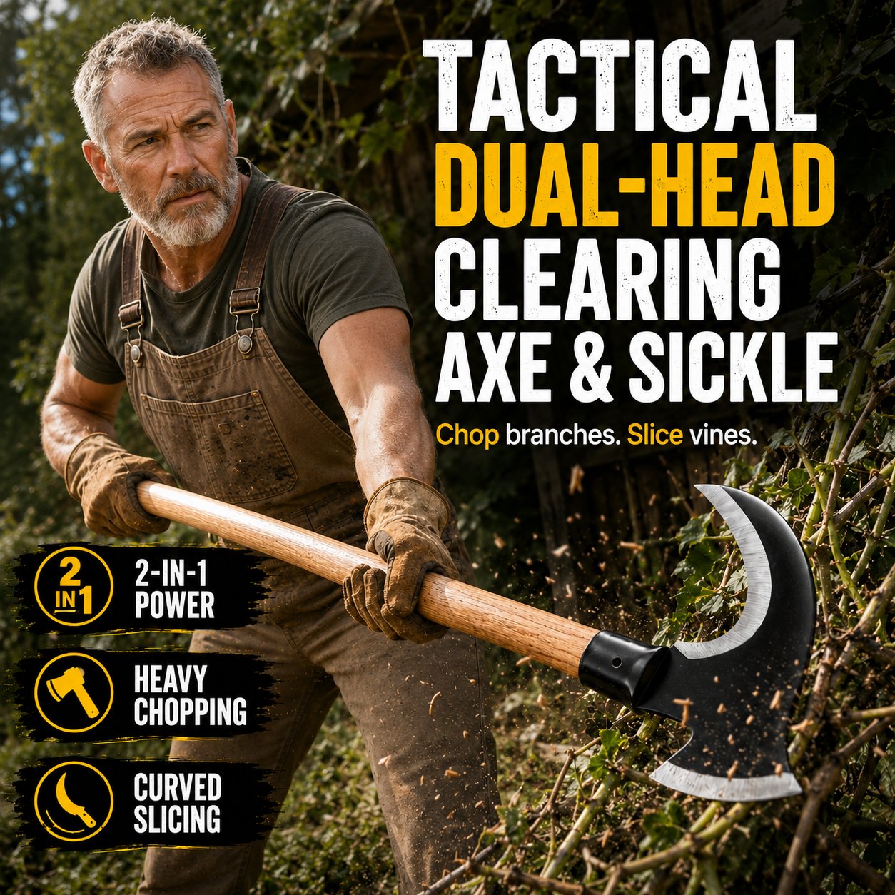 🔥 Head + Wooden Handle