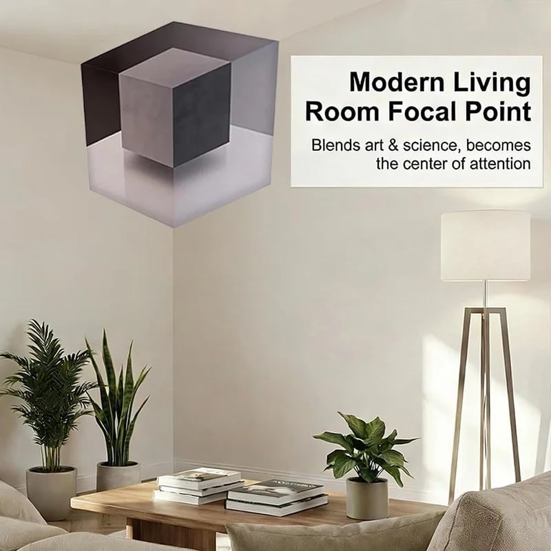 3D Optical Illusion Corner Wall Decor