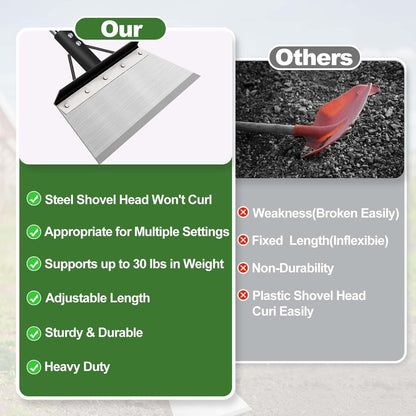 🔥⚒️Heavy-Duty Multi-Purpose Garden Scraper & Ice Breaker