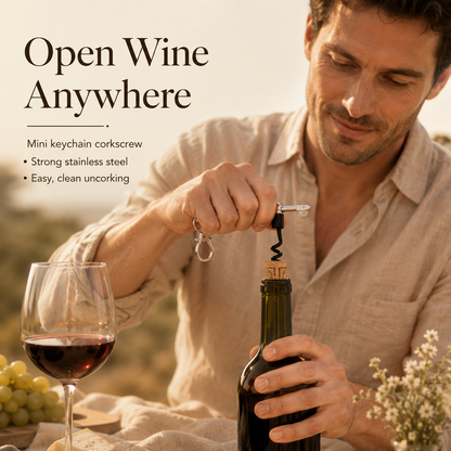 🔥LAST DAY 50% OFF🍾Mini Portable Pocket-Sized Wine Opener🍷
