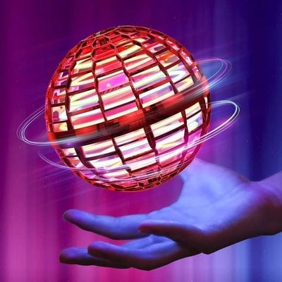 🌟🛸 Boomerang Flying Orb Toy, Hand-Controlled Hover Ball with LED Lights