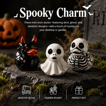 🔥Last Day 49% OFF - 🎃🦆Mini Ducks (✨Devil, Ghost, & Skeleton Designs)