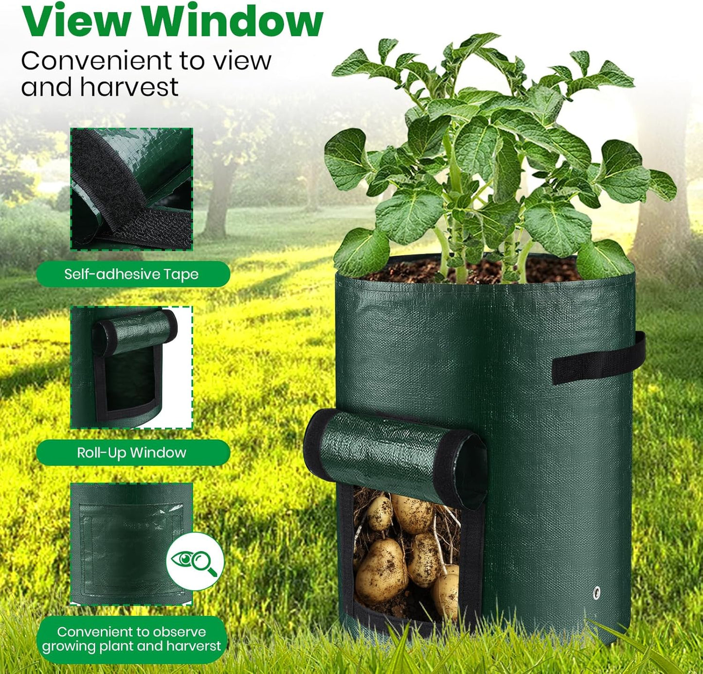 🌱Large 10-Gallon Grow Bags