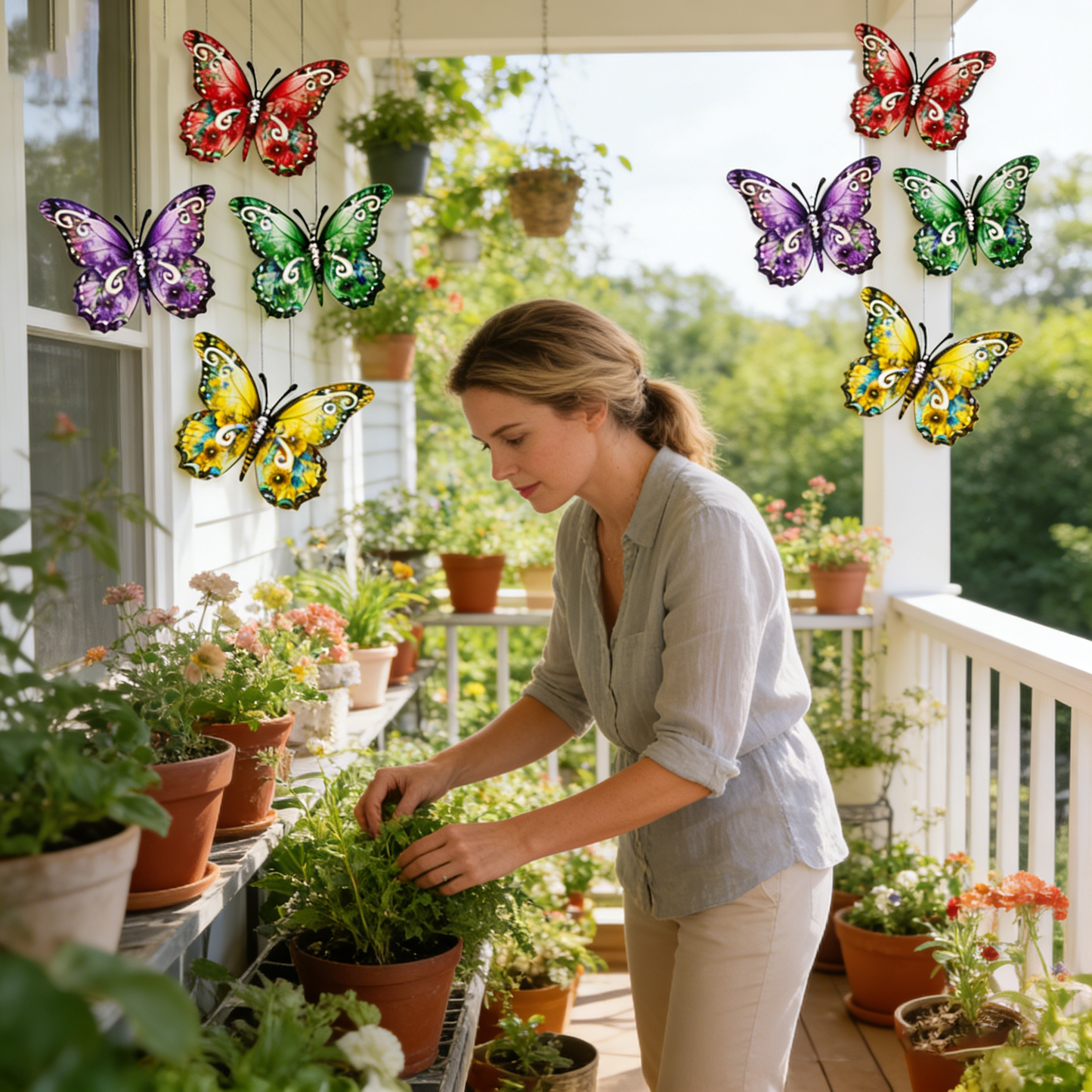 🦋 4-Pcs Metal Butterfly Wall Decor