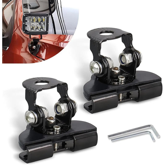 🔥LAST DAY 49% OFF - 🛠️🚗2PCS Universal Hood LED Light Bar Mounting Brackets