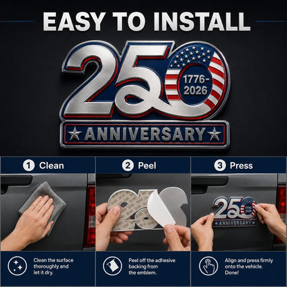 🎊Celebrate America’s 250th Anniversary with a Patriotic Car Emblem
