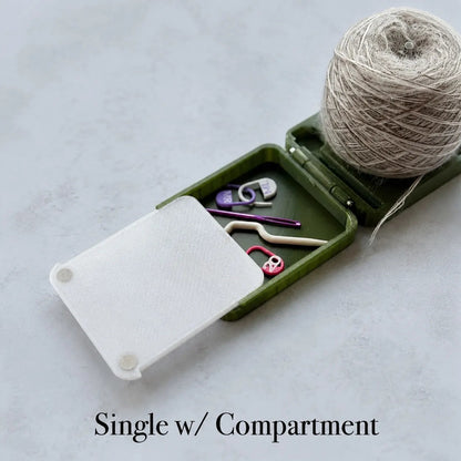 Foldable Yarn Holder Portable Travel Case for Crochet & Knitting