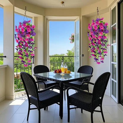 UV Protective Colored Artificial Morning Glory