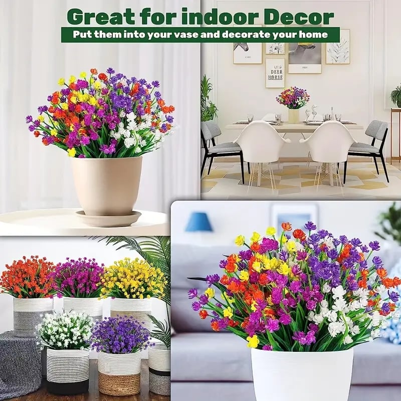 💖Summer Hot Sale 49%OFF🌺UV Resistant Colorful Artificial Flower