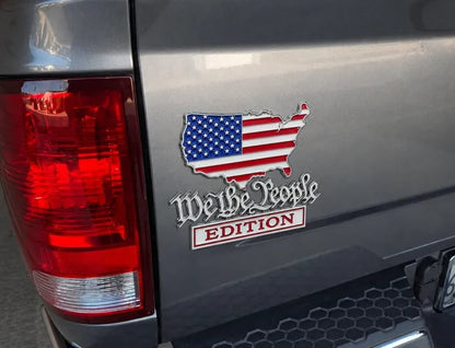🔥🔥Patriot Flag Edition Metal Car Emblem Badge