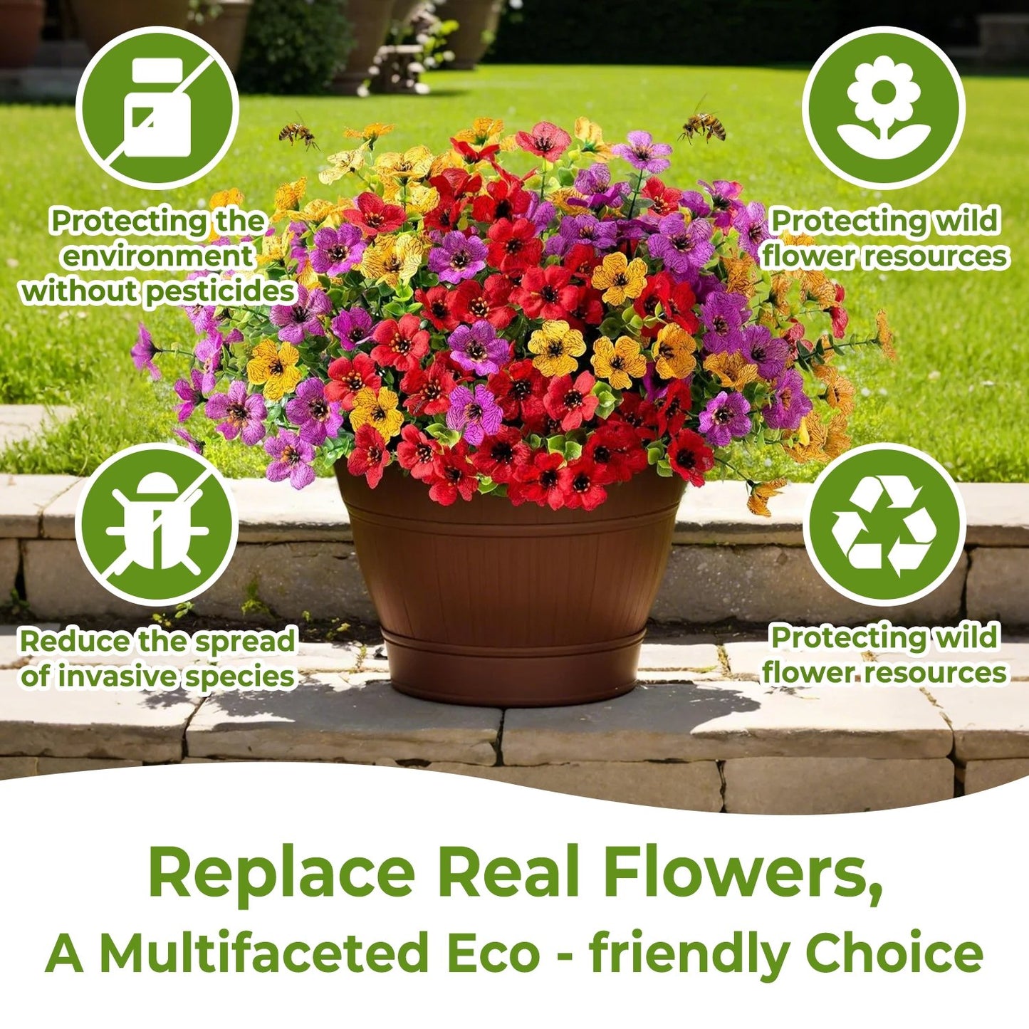 🌸Last Day 50% OFF🌱High-Grade Material Artificial Flowers (Zero Pollen Allergies)