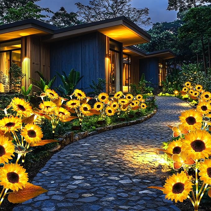 🌻Mother's Day Sale 49% OFF🌞Solar LED Sunflower Garden Lights