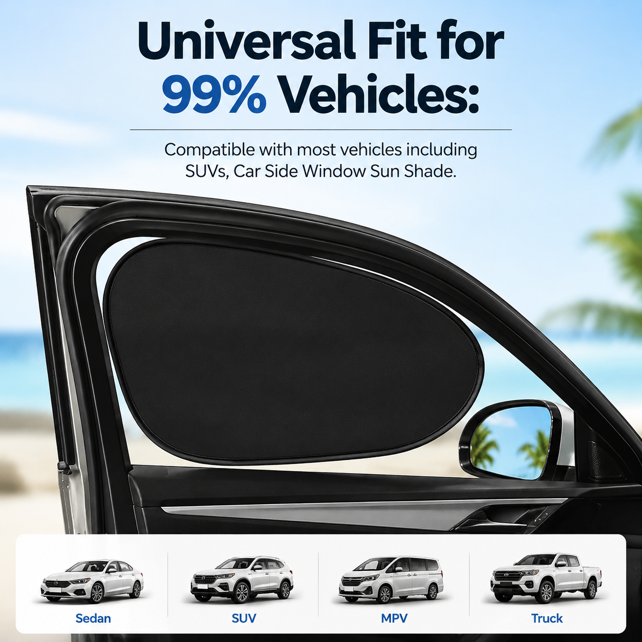 ☀️Summer Hot Seller 49% Off 🚘 Car Side Window Sunshade
