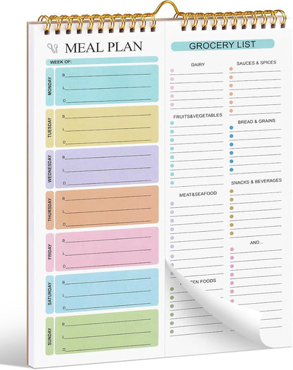 🔥Magnetic Weekly Meal Planner Notebook