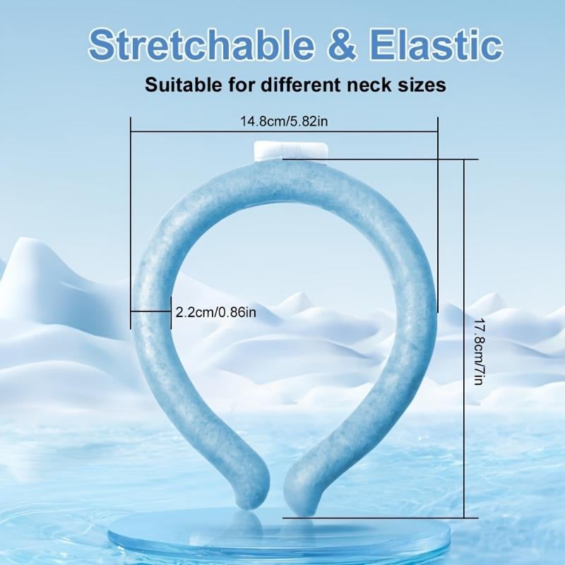🧊Summer hot sale 49% OFF🧊Neck Cooling Tube with Insulated Bag, Reusable Ice Ring Cooler Wearable Body Cooling Products