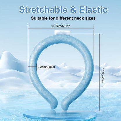 🧊Summer hot sale 49% OFF🧊Neck Cooling Tube with Insulated Bag, Reusable Ice Ring Cooler Wearable Body Cooling Products