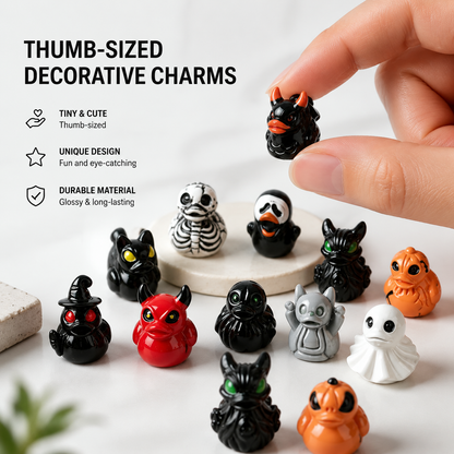 🔥Last Day 49% OFF - 🎃🦆Mini Ducks (✨Devil, Ghost, & Skeleton Designs)