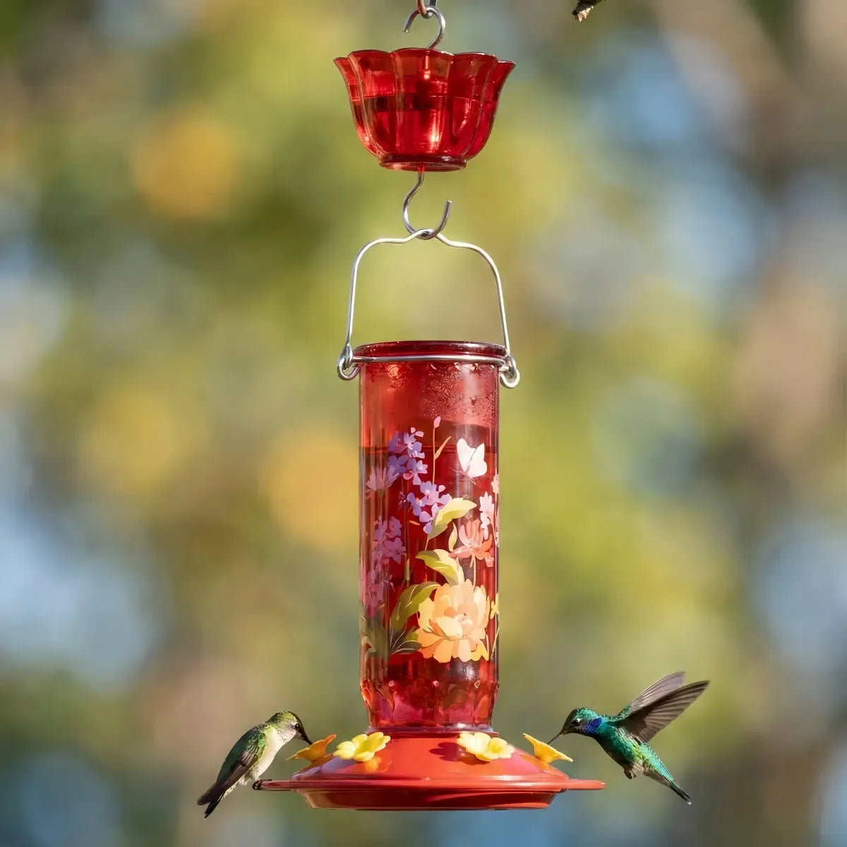 💖Mother's Day 49% OFF ✨Hummingbird Feeder with Floral Patterns