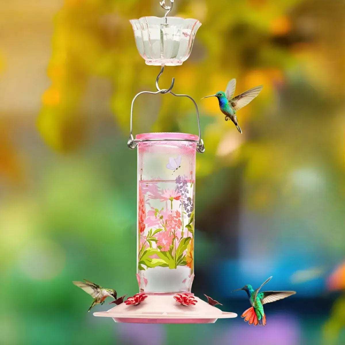 💖Mother's Day 49% OFF ✨Hummingbird Feeder with Floral Patterns