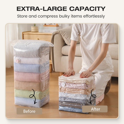 📦 No-Pump Large Vacuum Storage Compression Bags
