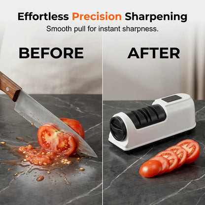 🔥3-Stage Electric & Manual Knife Sharpener
