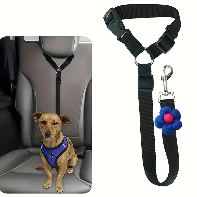 🔥BUY 1 GET 1 FREE 🎁2-in-1 Dog Car Seat Belt & Walking Leash